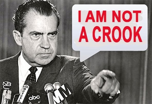 Nixon: I am not a crook / #VirtualTaxMarch / Karen McCann / EnjoyLivingAbroad.com