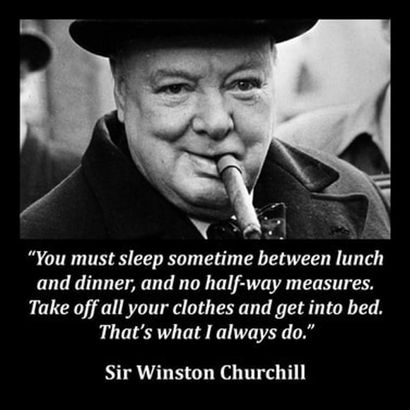 Churchill & Power Naps / Siestas Make You Healthy, Wealthy & Wise / Karen McCann / EnjoyLivingAbroad.com