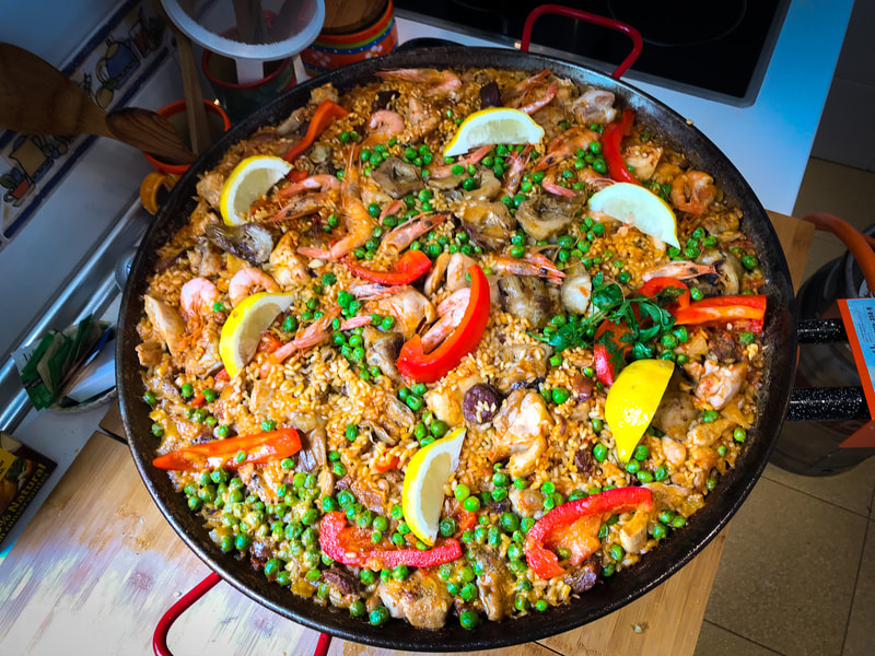 Rich's Perfect Paella recipe and video / Why We All Love Mediterranean  Comfort Food / Karen McCann / EnjoyLivingAbroad.com