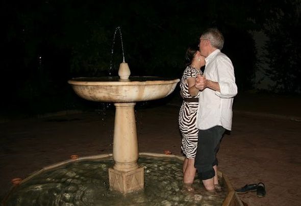 Karen and Rich McCann, Dancing in the Fountain