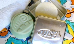 Travel laundry made easier with Lush soaps