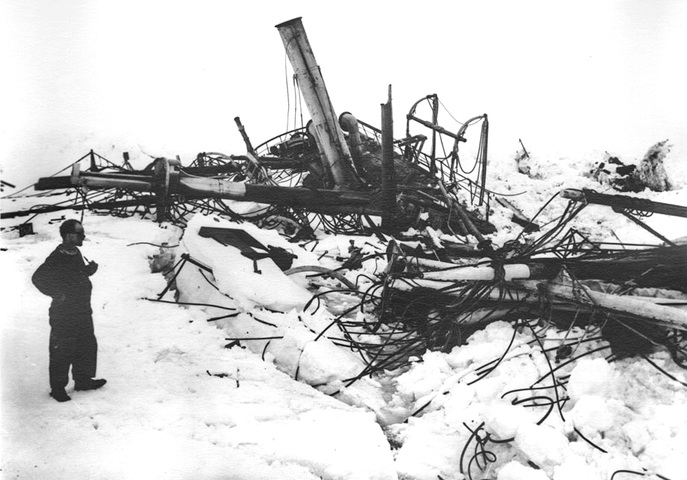 Shackleton's Ship Endurance Crushed by Ice / Survive Worst Case Scenerio with Opitmism / Karen McCann / EnjoyLivingAbroad.com