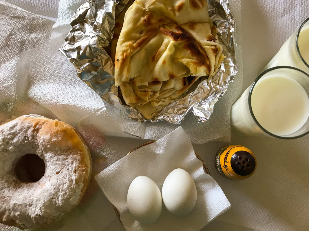 Albanian breakfast / Karen McCann / EnjoyLivingAbroad.com