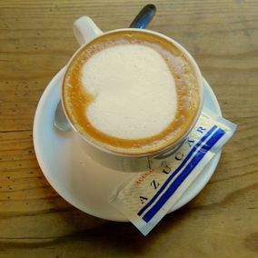 Karen McCann, Spanish coffee at a Seville cafe