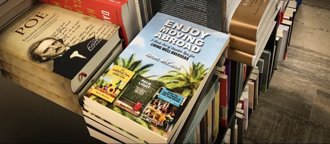 Enjoy Moving Abroad / 3-book set of insider tips for living well abroad / Karen McCann / EnjoyLivingAbroad.com