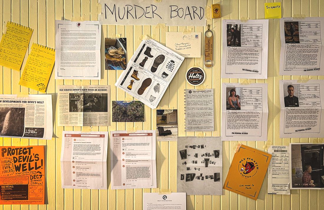 Tabletop Murder Mysteries / Mysteries of Life 2022 / Karen McCann / EnjoyLivingAbroad.com