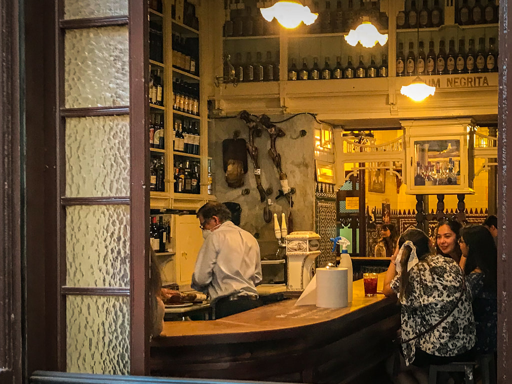 El Rinconcillo, Seville's oldest bar, 1670 / Seville Dining Customs 2022 / Karen McCann / EnjoyLivingAbroad.com