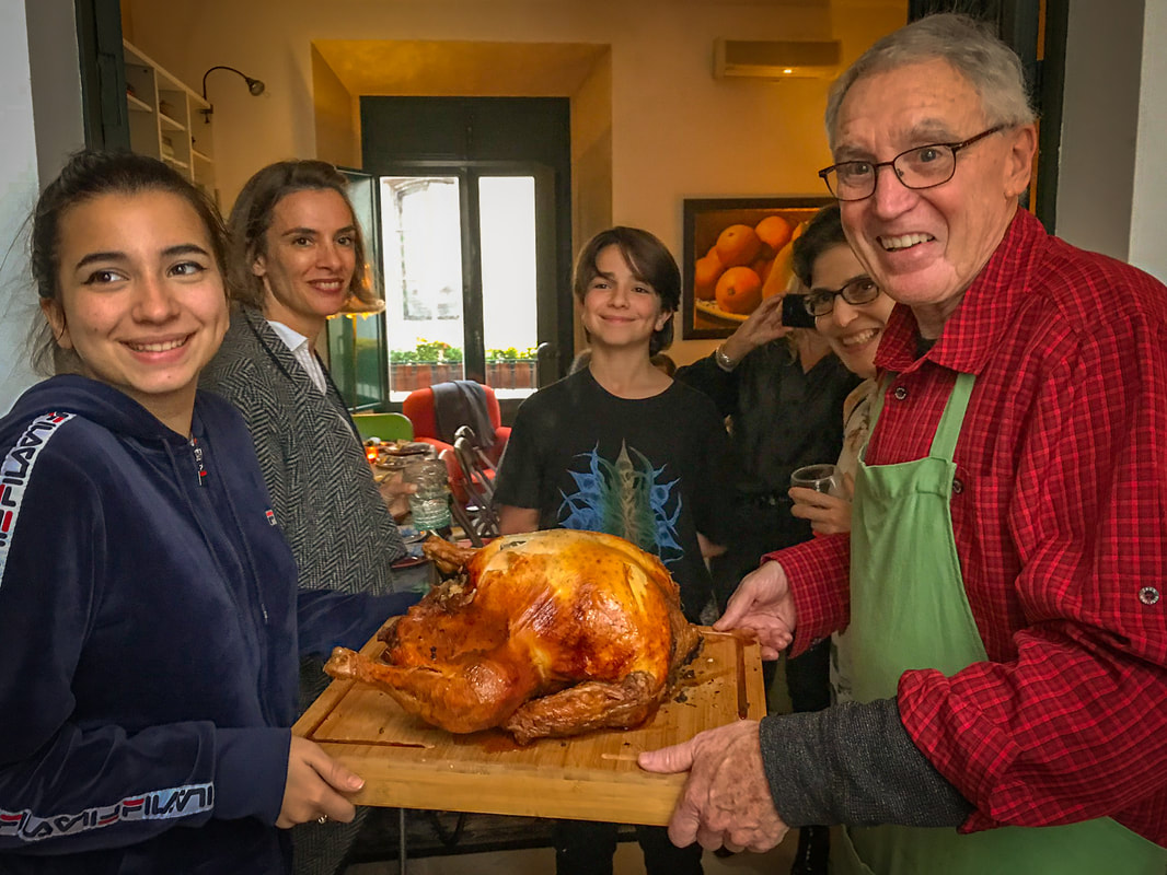Thanksgiving Turkey in Seville, Spain 2018 / Karen McCann / EnjoyLivingAbroad.com